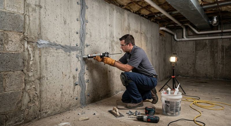 Basement Crack Repair in San Jose, CA