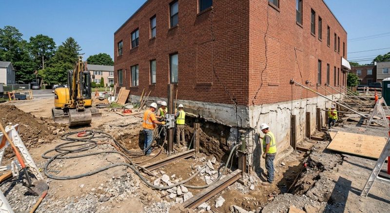 Building Foundation Repair in Redwood City, CA