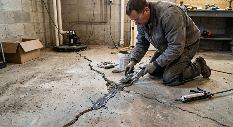 Cracked Basement Floor Repair in San Jose, CA