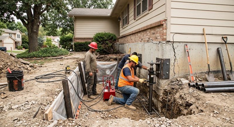 Cracked Foundation Repair in Redwood City, CA