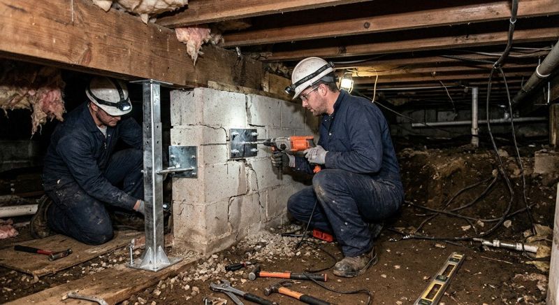 Crawlspace Foundation Repair in Sunnyvale, CA