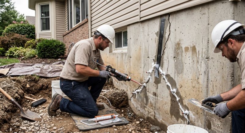 Foundation Crack Sealing in San Jose, CA