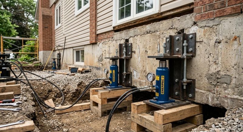 Foundation Jacking in Portola Valley, CA