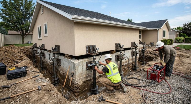 Foundation Pier Leveling in San Jose, CA