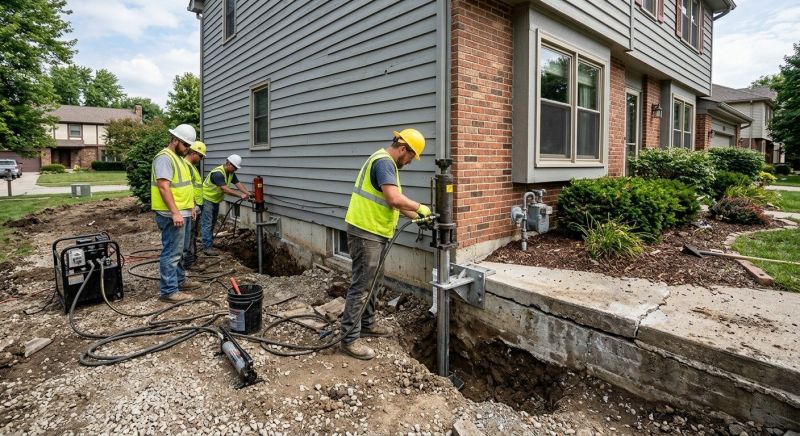 Foundation Stabilizing in Dublin, CA