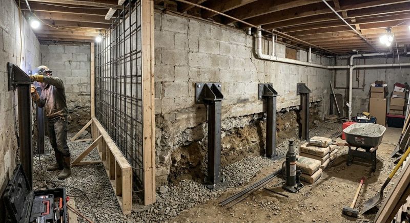 Foundation Stabilizing in Portola Valley, CA