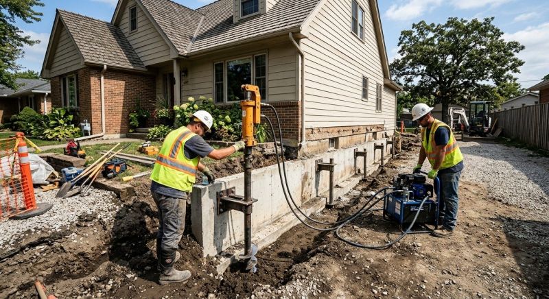 Foundation Stabilizing in Sunnyvale, CA