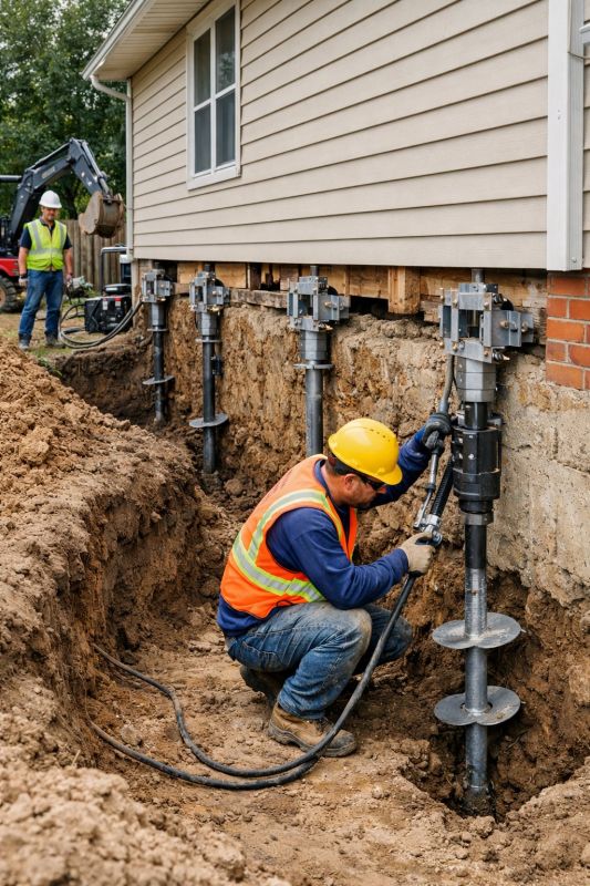 Sinking Foundation Lifting in San Jose, CA