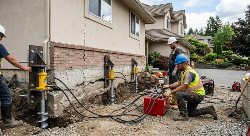 Sinking Foundation Lifting in San Jose, CA