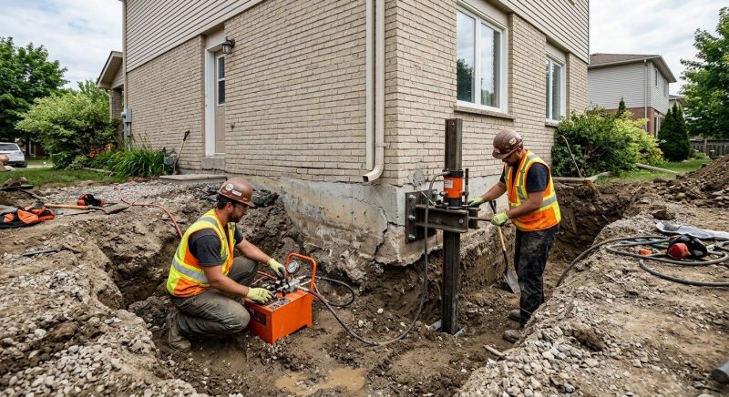 Sinking Foundation Lifting in San Jose, CA