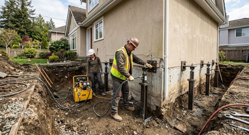 Sinking Foundation Repair in Los Altos, CA