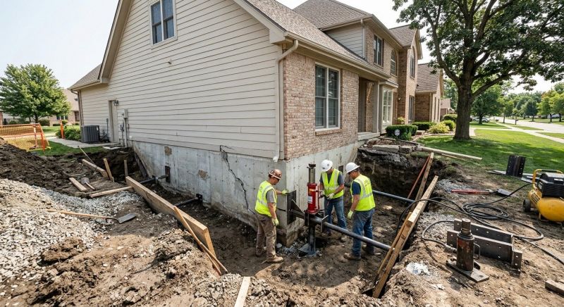 Sinking Foundation Repair in Los Gatos, CA