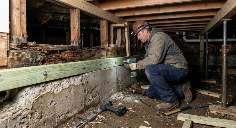 Sinking Foundation Repair in Menlo Park, CA
