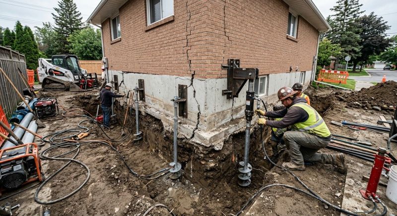 Sinking Foundation Repair in Mountain View, CA