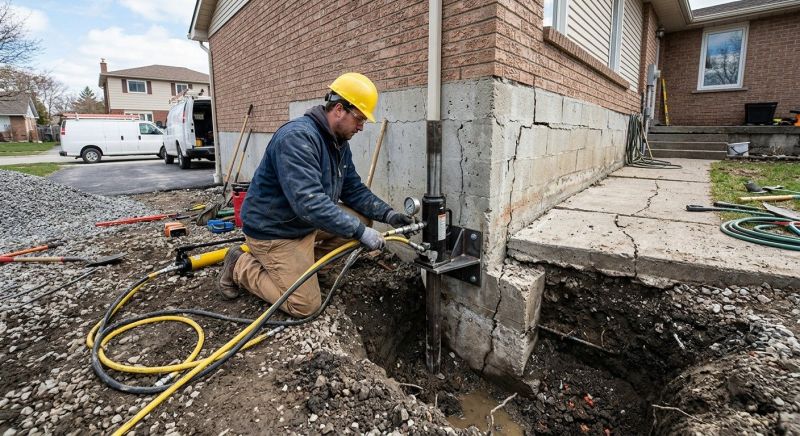 Sinking Foundation Repair in Stanford, CA